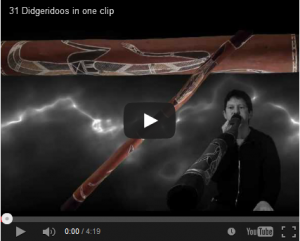 YT 31 Didgeridoos in one clip