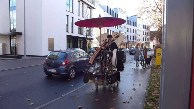 Die Musikmaschine – Transport & Aufbau.